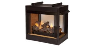 Jefferson Vent-Free Peninsula & See-Through Fireboxes, Premium 36