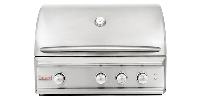 Blaze Professional LUX 34-Inch 3 Burner Built-In Gas Grill With Rear Infrared Burner
